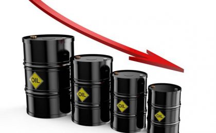 Цена на нефть: падающий баррель
