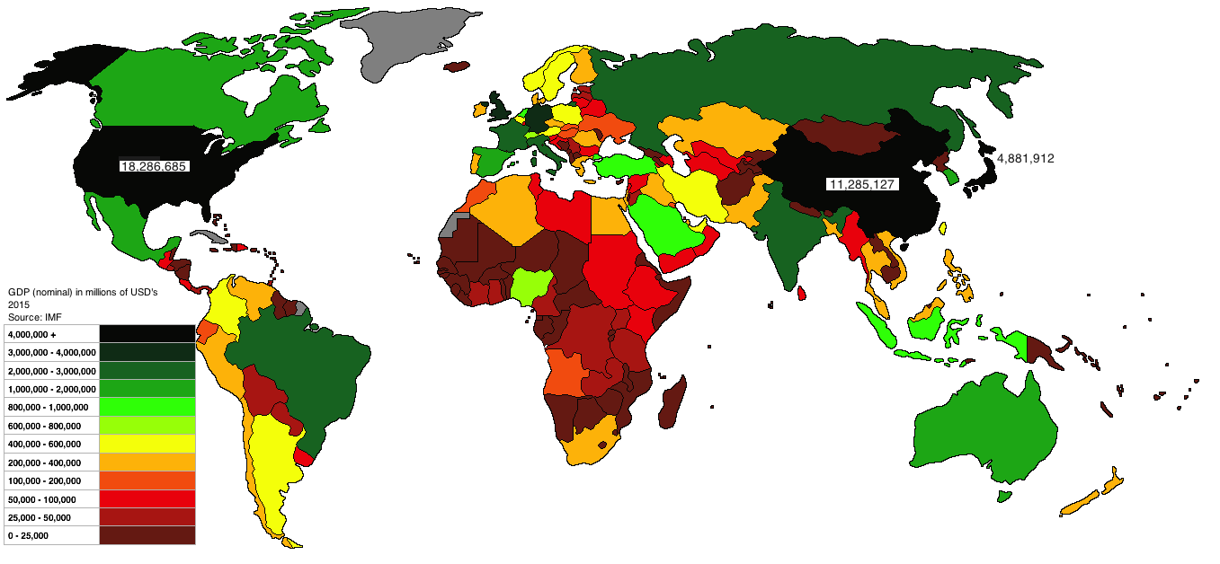 ВВП в мире