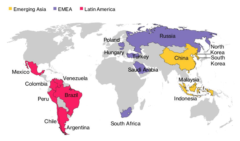 география развивающихся стран