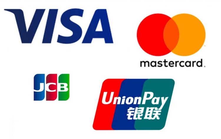 Visa Mastercard Union Pay
